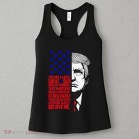 Funny Great Dad Donald Trump FatherS Day Women's Tank Top thumb 3