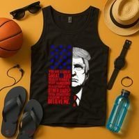 Funny Great Dad Donald Trump FatherS Day Tank Top thumb 4