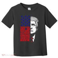 Funny Great Dad Donald Trump FatherS Day Toddler T-Shirt thumb 0