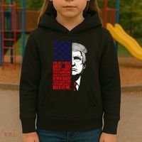 Funny Great Dad Donald Trump FatherS Day Kids Hoodie thumb 3