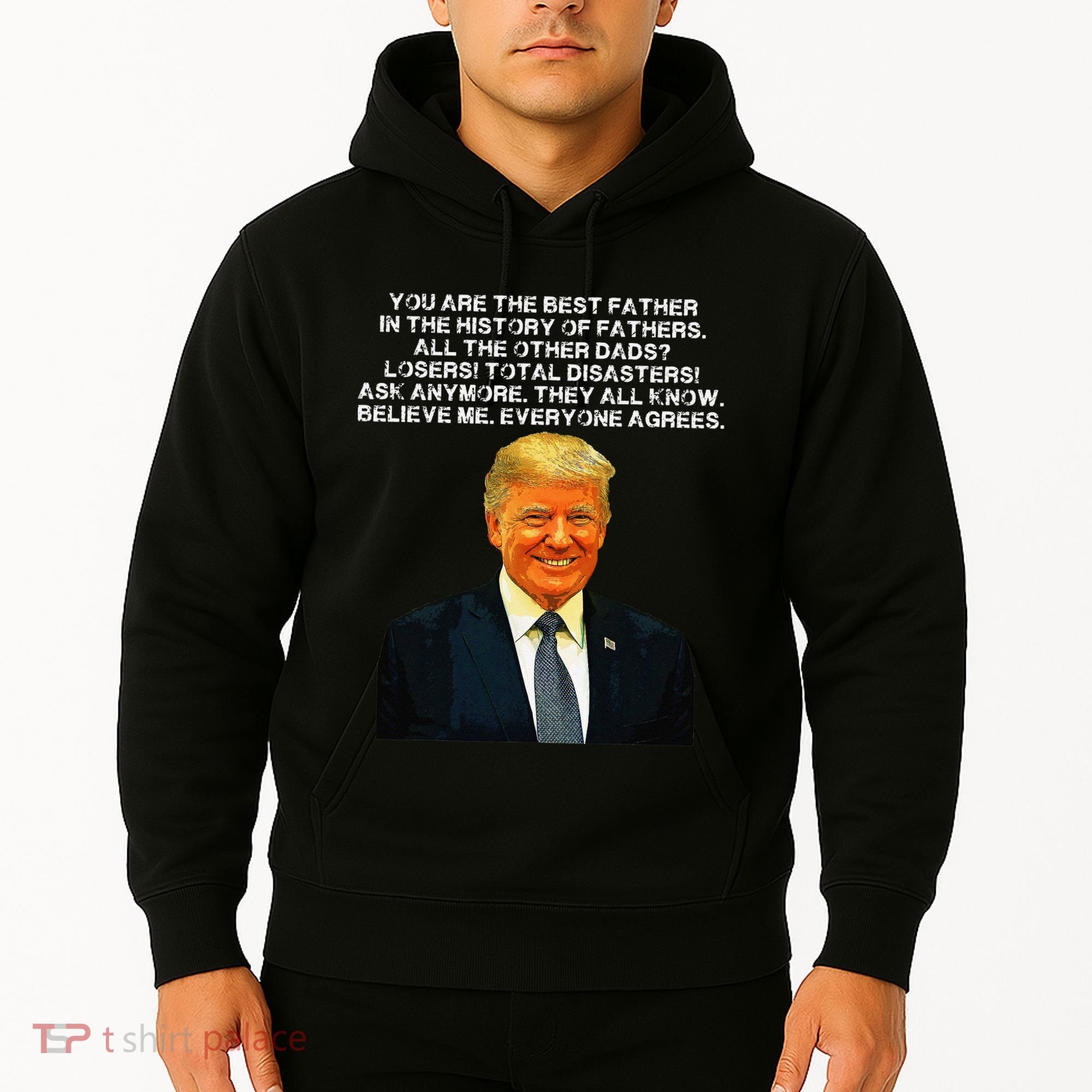 Funny Great Dad Donald Trump Fathers Day Hoodie