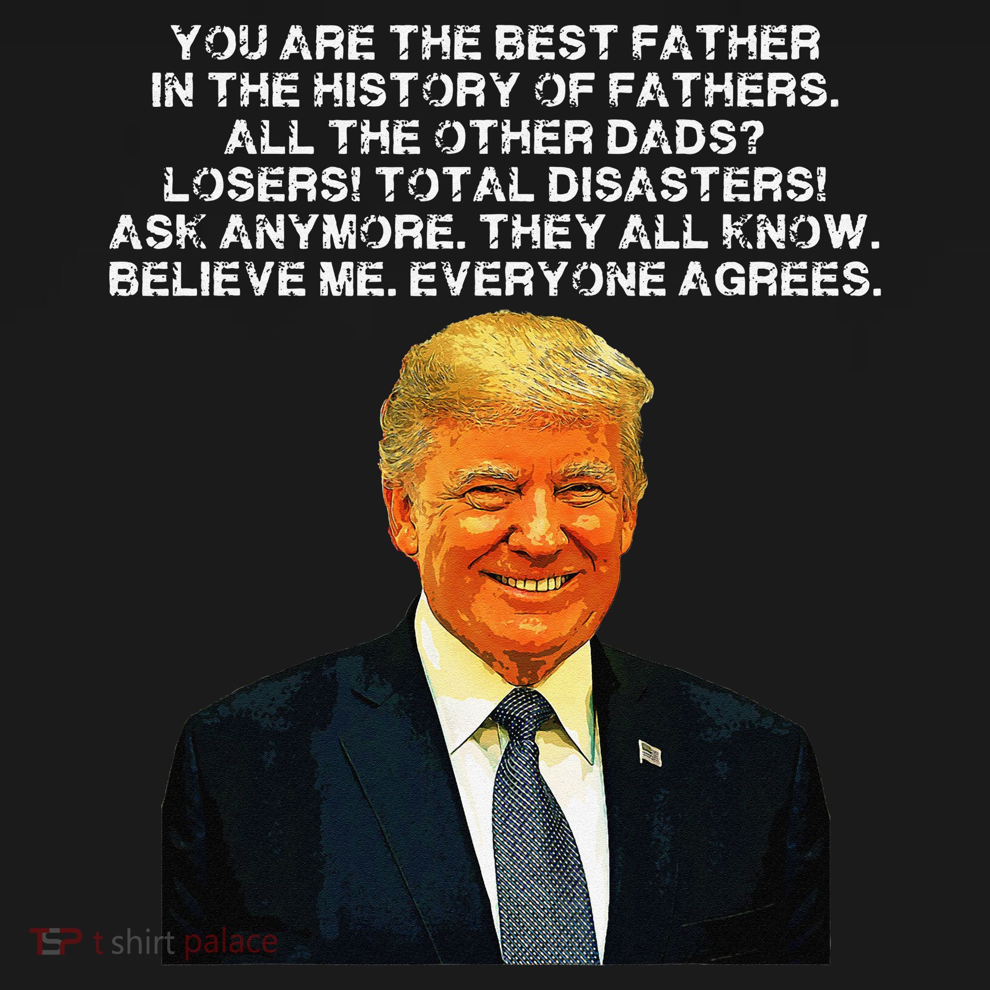 Funny Great Dad Donald Trump Fathers Day Mousepad
