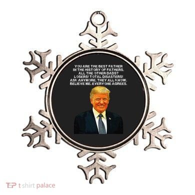 Funny Great Dad Donald Trump Fathers Day Ornament