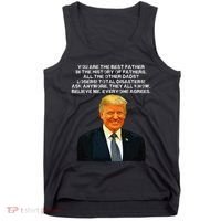 Funny Great Dad Donald Trump Fathers Day Tank Top thumb 0