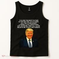 Funny Great Dad Donald Trump Fathers Day Tank Top thumb 2