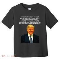 Funny Great Dad Donald Trump Fathers Day Toddler T-Shirt thumb 0