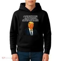 Funny Great Dad Donald Trump Fathers Day Kids Hoodie thumb 4