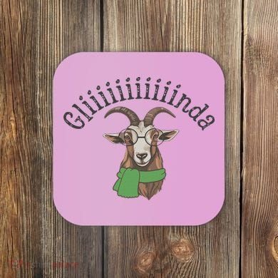 Funny Goat Dr. Dillamond Coaster