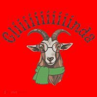 Funny Goat Dr. Dillamond Santa Hat thumb 1