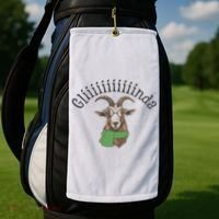 Funny Goat Dr. Dillamond Golf Towel thumb 2