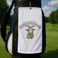 Funny Goat Dr. Dillamond Golf Towel thumb 2