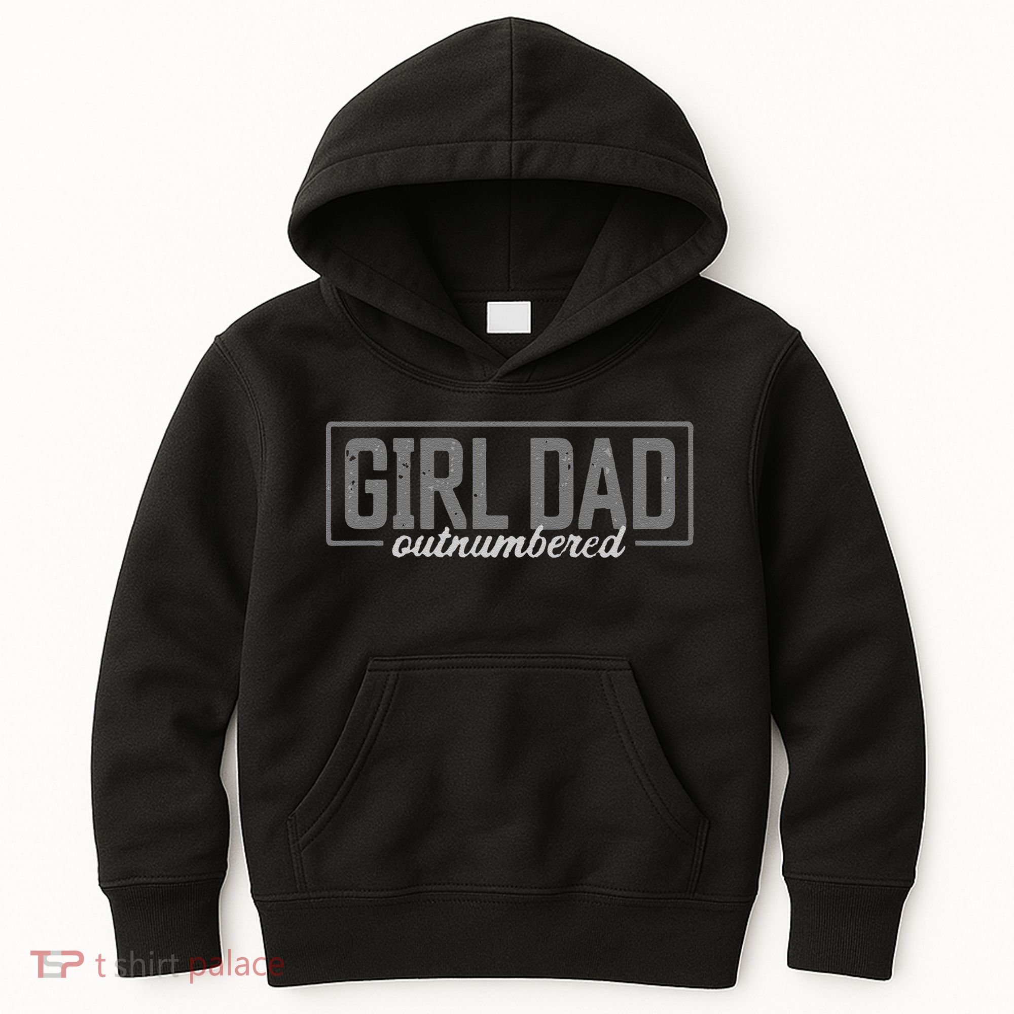 Funny Girl Dad Kids Hoodie