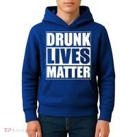 Funny Gift Drunk Lives Matter Cool Gift Kids Hoodie thumb 4