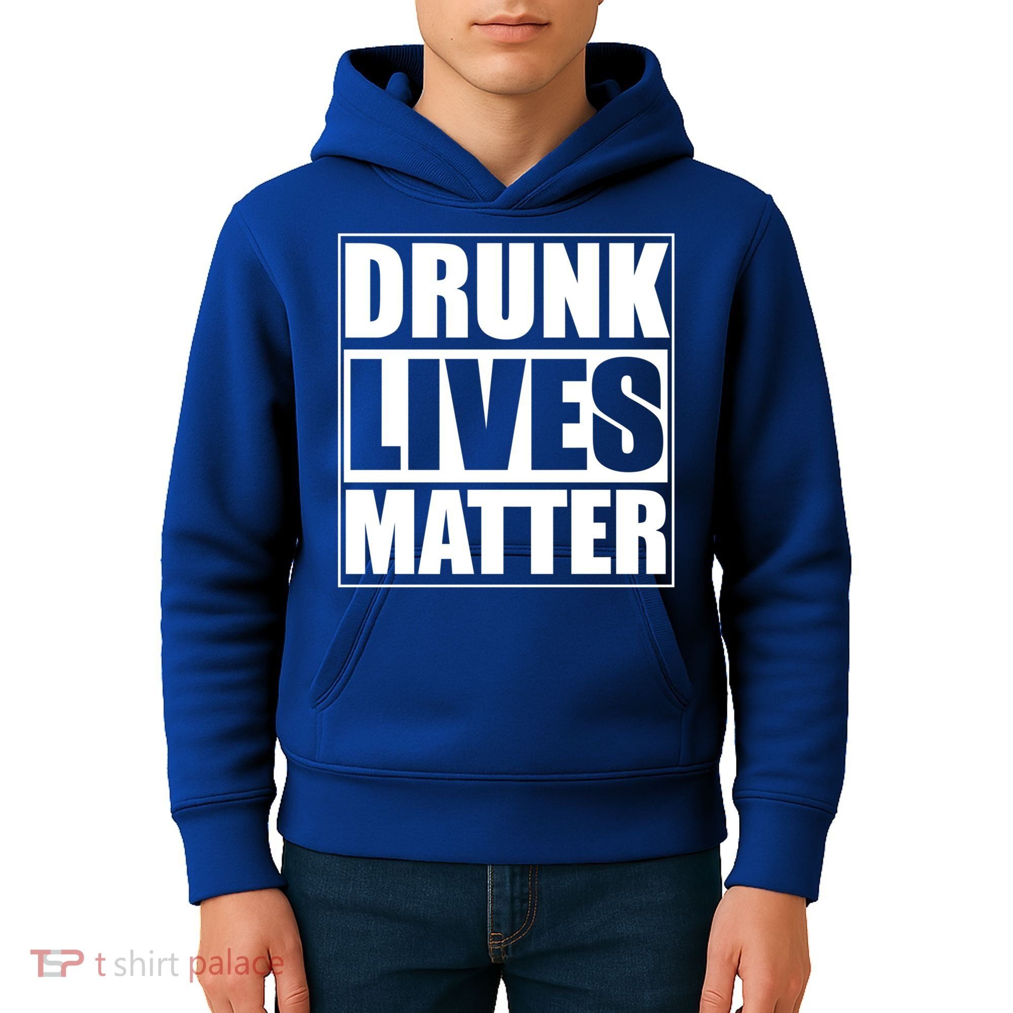 Funny Gift Drunk Lives Matter Cool Gift Kids Hoodie