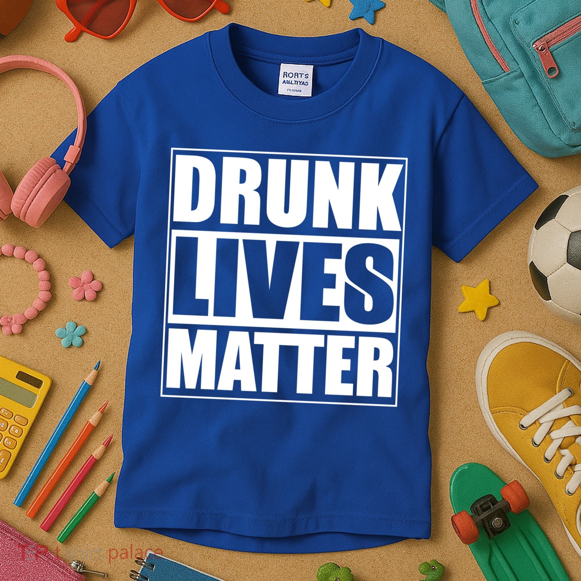Funny Gift Drunk Lives Matter Cool Gift Kids T-Shirt