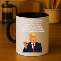 Funny Great Dad Donald Trump Fathers Day Gift Tee Coffee Mug thumb 4