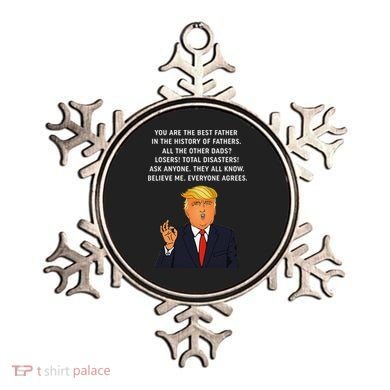 Funny Great Dad Donald Trump Fathers Day Gift Tee Ornament