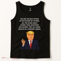 Funny Great Dad Donald Trump Fathers Day Gift Tee Tank Top thumb 2