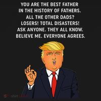 Funny Great Dad Donald Trump Fathers Day Gift Tee Tank Top thumb 6