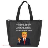 Funny Great Dad Donald Trump Fathers Day Gift Tee Tote Bag thumb 0