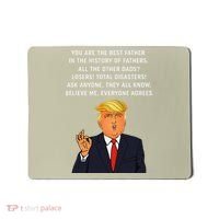 Funny Great Dad Donald Trump Fathers Day Gift Tee Mousepad thumb 0