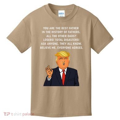 Funny Great Dad Donald Trump Fathers Day Gift Tee Kids T-Shirt