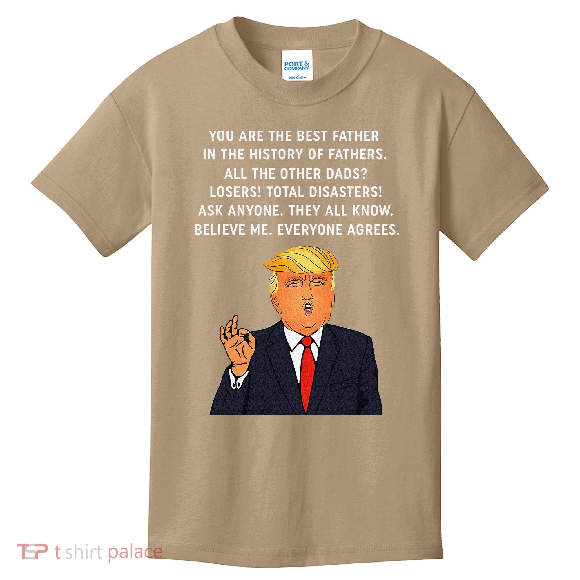 Funny Great Dad Donald Trump Fathers Day Gift Tee Kids T-Shirt