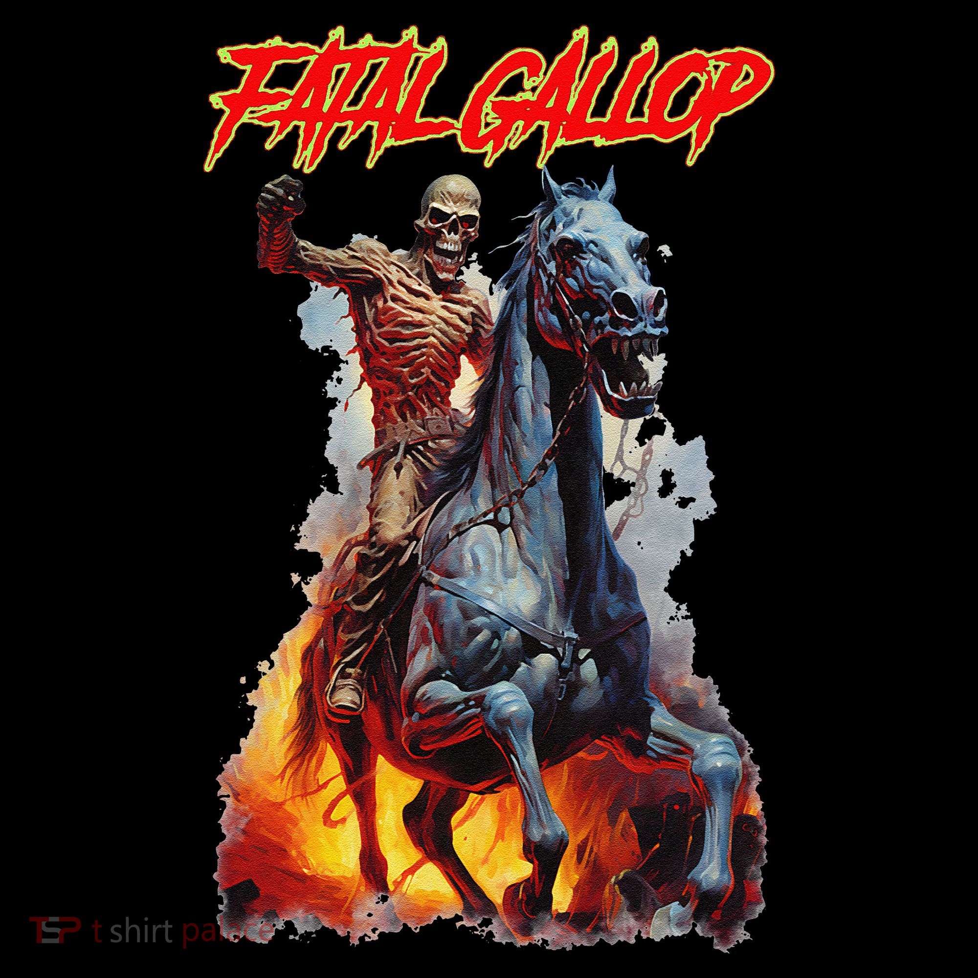 Fatal Gallop Diabolic Fear Black Horror Evil Monster Terror Coffee Mug