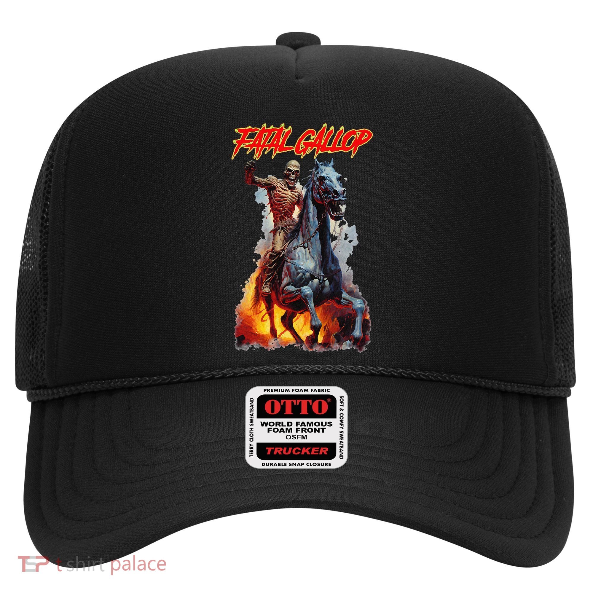 Fatal Gallop Diabolic Fear Black Horror Evil Monster Terror Hat