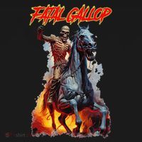Fatal Gallop Diabolic Fear Black Horror Evil Monster Terror Toddler T-Shirt thumb 4