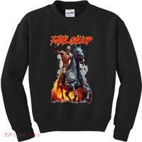 Fatal Gallop Diabolic Fear Black Horror Evil Monster Terror Kids Sweatshirt thumb 0