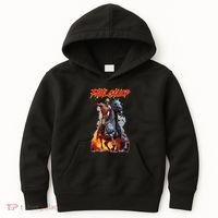 Fatal Gallop Diabolic Fear Black Horror Evil Monster Terror Kids Hoodie thumb 0