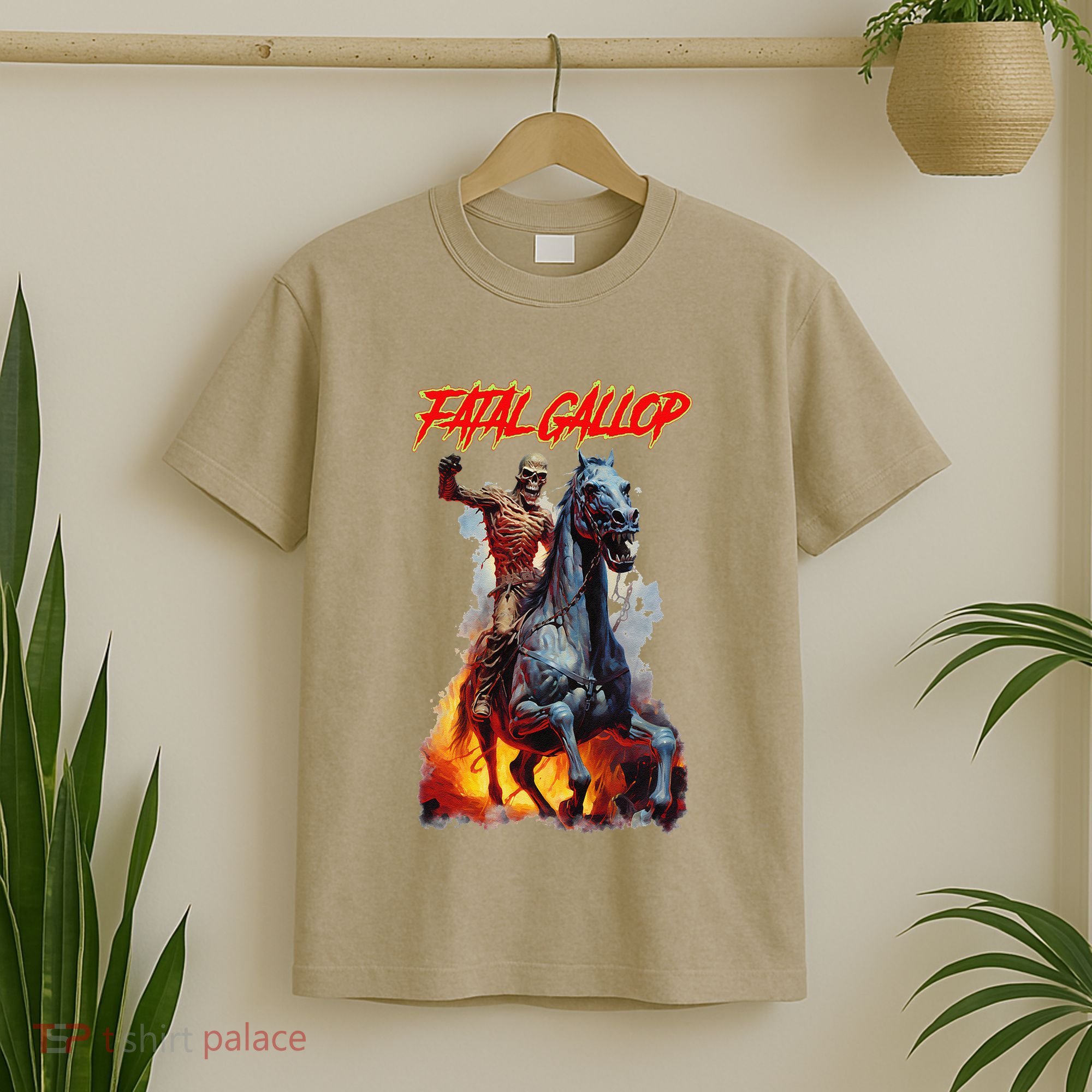 Fatal Gallop Diabolic Fear Black Horror Evil Monster Terror T-Shirt