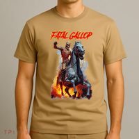 Fatal Gallop Diabolic Fear Black Horror Evil Monster Terror T-Shirt thumb 3
