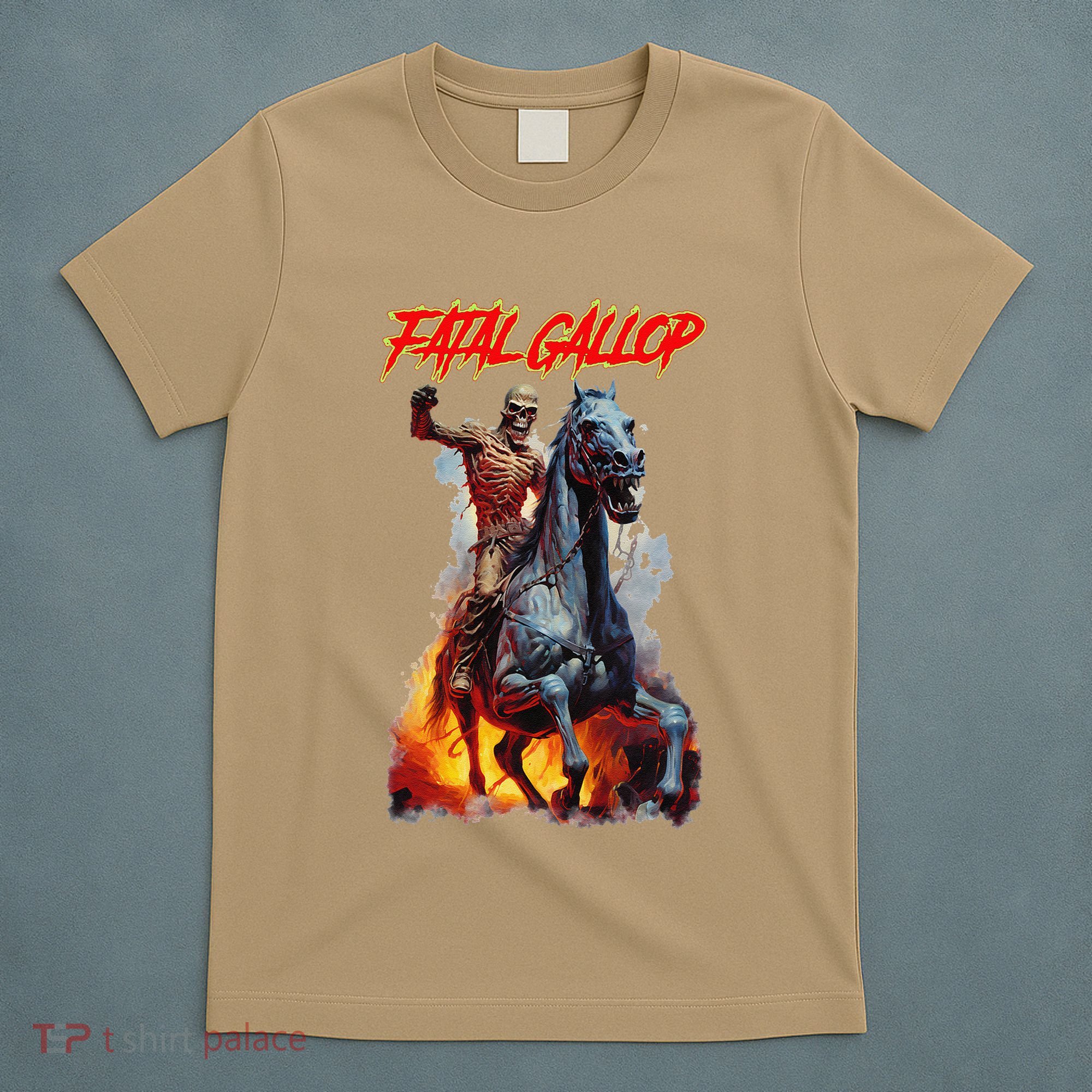 Fatal Gallop Diabolic Fear Black Horror Evil Monster Terror T-Shirt