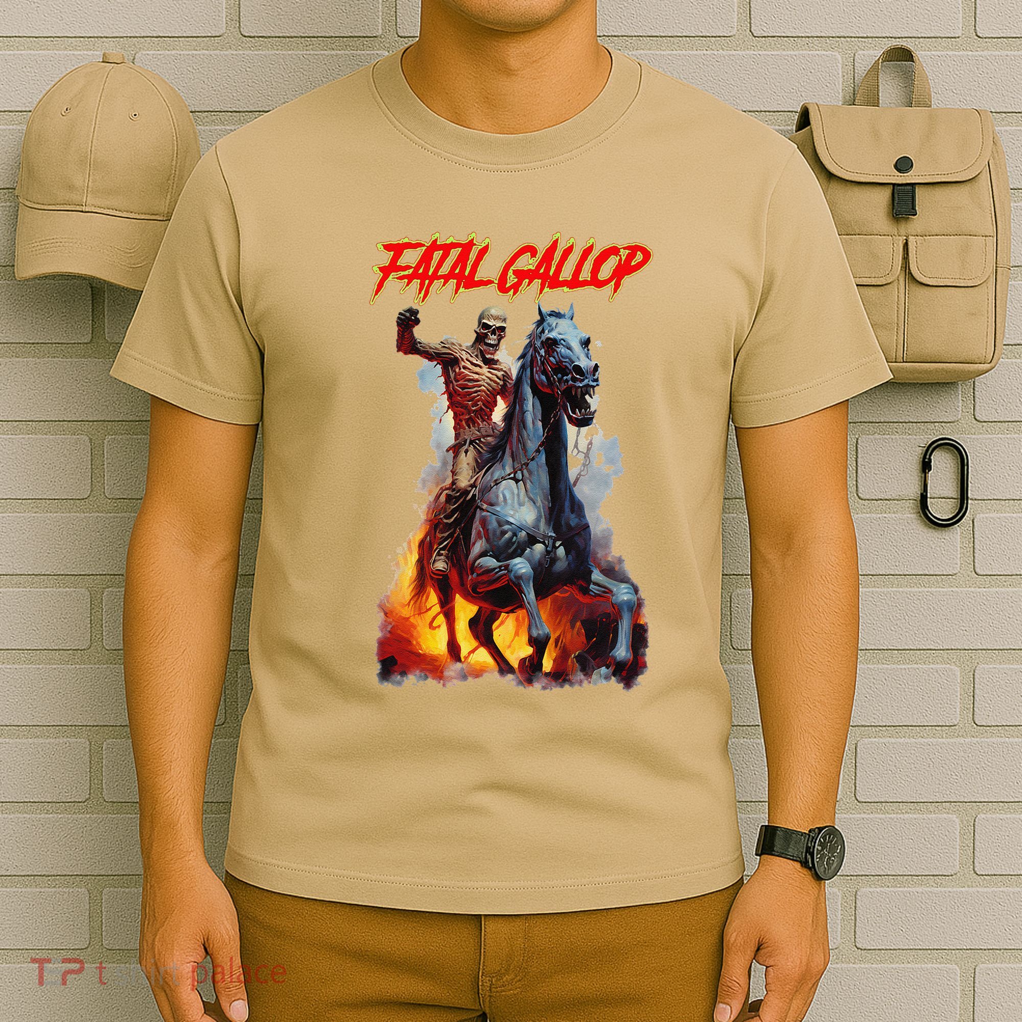 Fatal Gallop Diabolic Fear Black Horror Evil Monster Terror T-Shirt