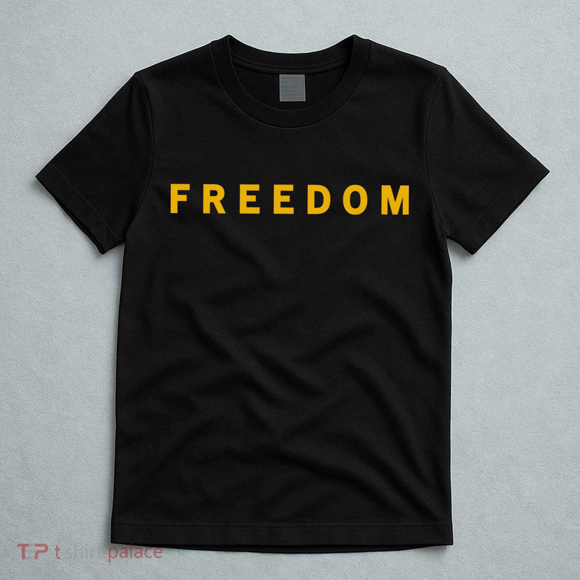 Freedom Gold Eddition Print Charlie Kirk T-Shirt