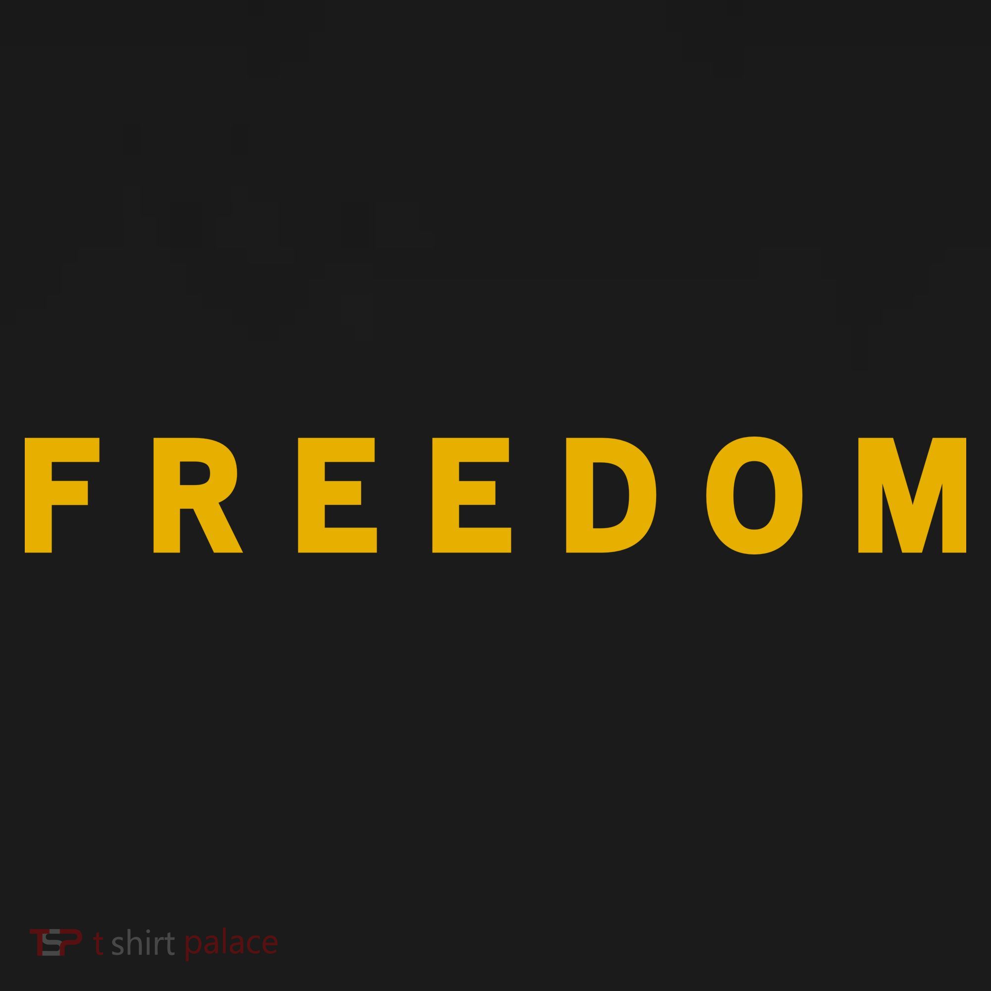 Freedom Gold Eddition Print Charlie Kirk T-Shirt