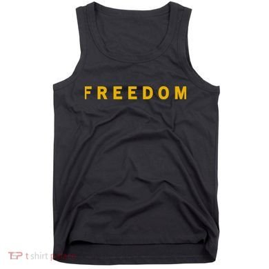 Freedom Gold Eddition Print Charlie Kirk Tank Top