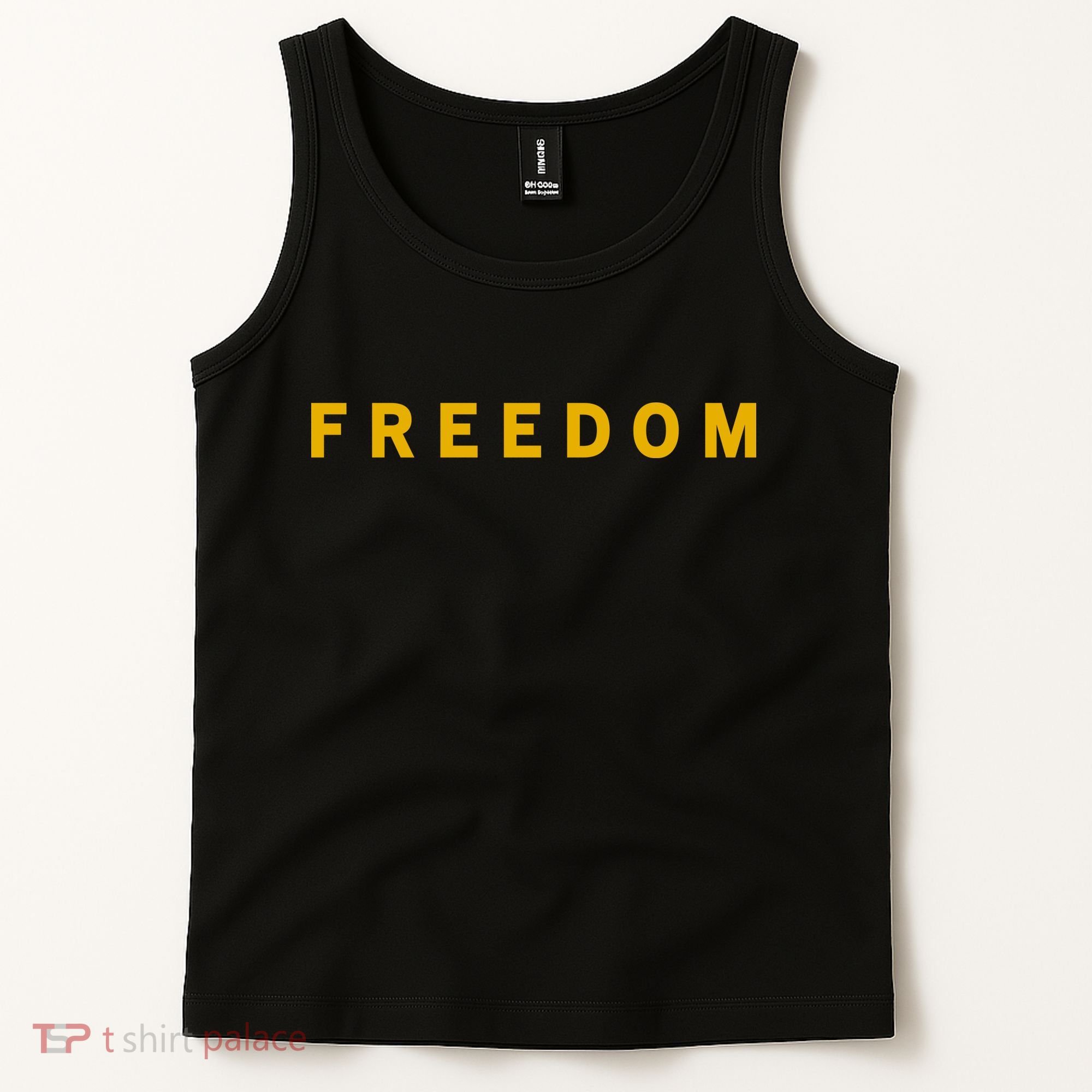 Freedom Gold Eddition Print Charlie Kirk Tank Top