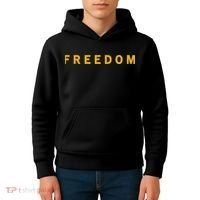 Freedom Gold Eddition Print Charlie Kirk Kids Hoodie thumb 4
