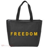 Freedom Gold Eddition Print Charlie Kirk Tote Bag thumb 0