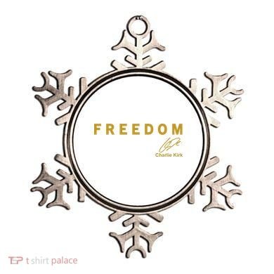 Freedom Gold Eddition Charlie Kirk Signature Ornament