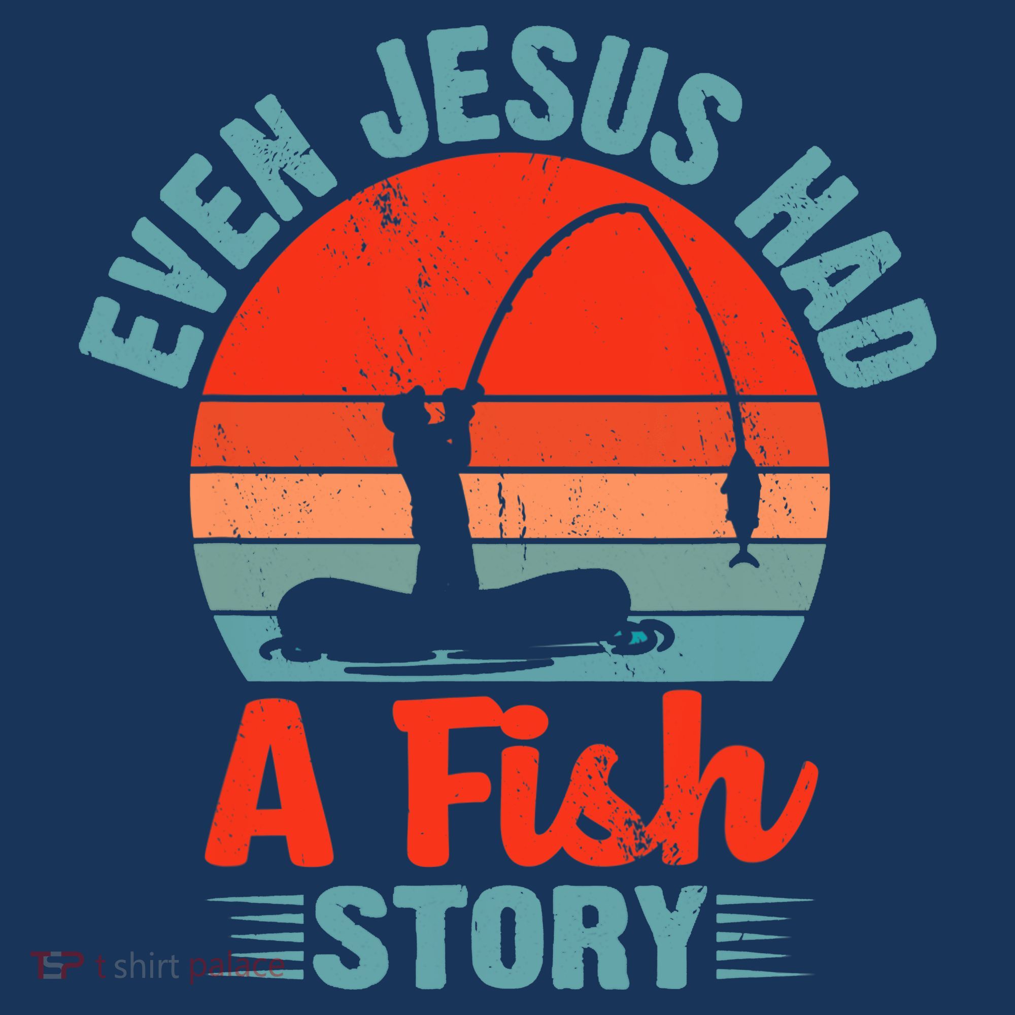 Fishing Gifts Even Jesus Had A Fish Story Funny Women's Hoodie