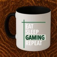 Funny Gamer Eat Sleep Anime Gaming Repeat Meaningful Gift Coffee Mug thumb 2