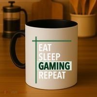 Funny Gamer Eat Sleep Anime Gaming Repeat Meaningful Gift Coffee Mug thumb 4