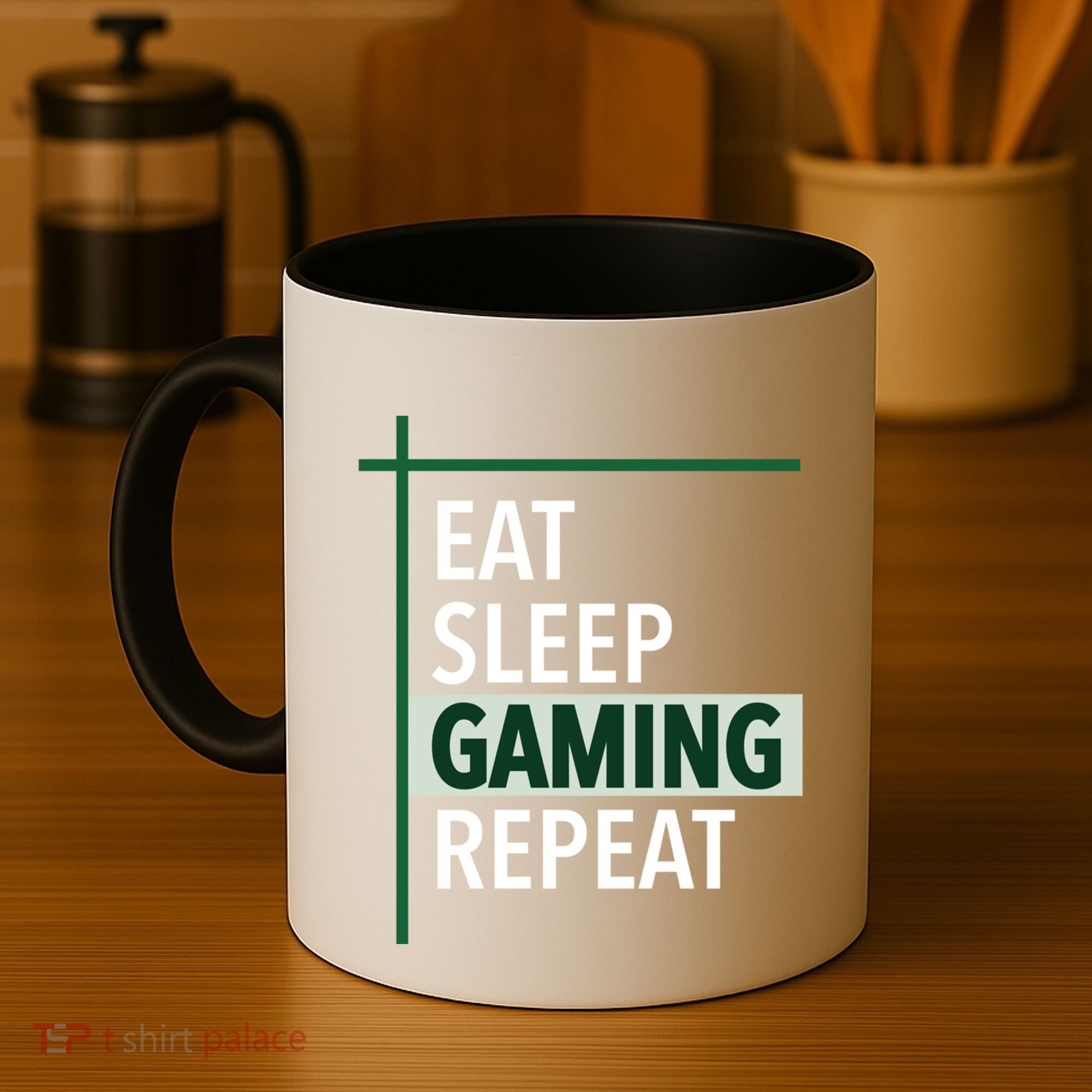 Funny Gamer Eat Sleep Anime Gaming Repeat Meaningful Gift Coffee Mug