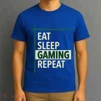 Funny Gamer Eat Sleep Anime Gaming Repeat Meaningful Gift T-Shirt thumb 3