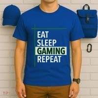 Funny Gamer Eat Sleep Anime Gaming Repeat Meaningful Gift T-Shirt thumb 6