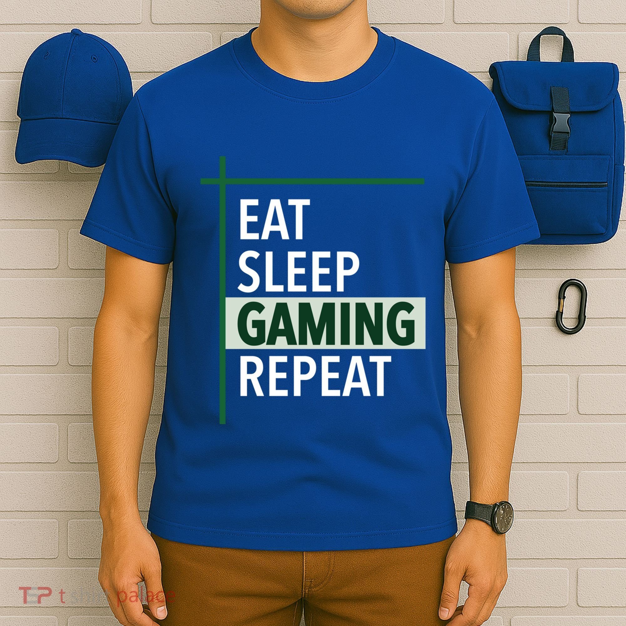 Funny Gamer Eat Sleep Anime Gaming Repeat Meaningful Gift T-Shirt